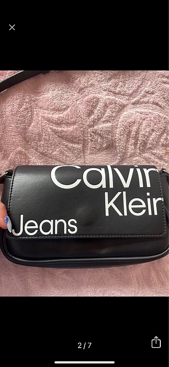 Calvin Klein Calvin Klein Çanta Omuz Siyah Askılı