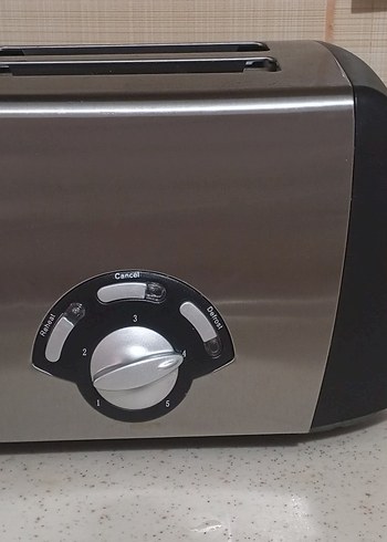 Gri 2 Dilim Ekmek Kızartma Makinesi - Görsel 5