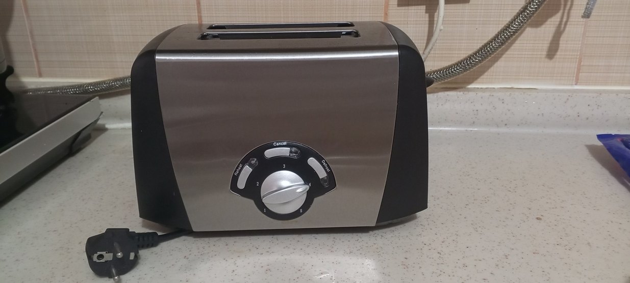 Gri 2 Dilim Ekmek Kızartma Makinesi - Görsel 5