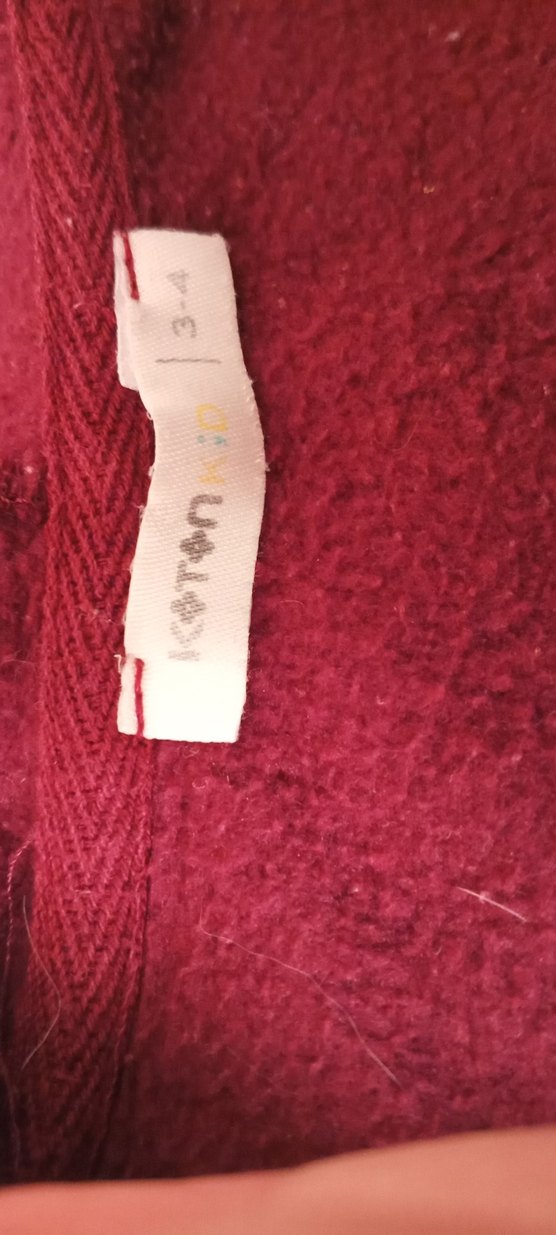 Bordo Fermuarlı erkek Sweatshirt Kapüşonlu - Görsel 3