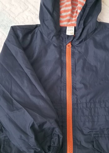 Gri Erkek Fermuarlı Yağmurluk 4-5 yaş - Görsel 2