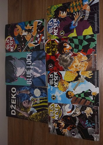 Çeşitli Çizgi Roman ve Manga Kitapları
