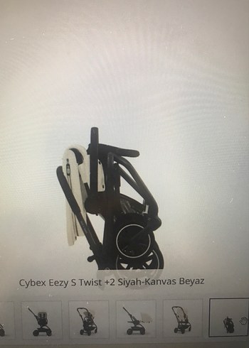 Diğer Beden Cybex Eezy S Twist +2 Siyah Bebek Arabası