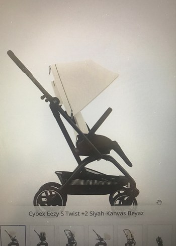 Cynthia Rowley Cybex Eezy S Twist +2 Siyah Bebek Arabası