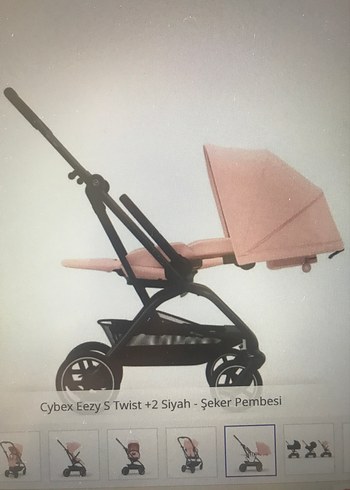 Diğer Cybex Eezy S Twist+2 Bebek Arabası Pembe