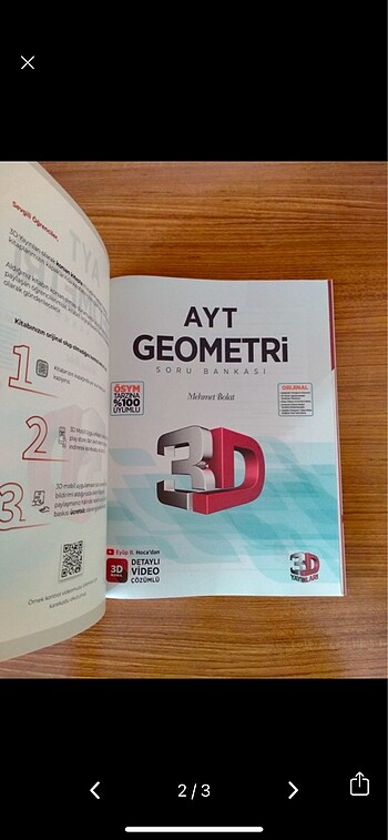 3D Yayınları Soru Bankası Geometri AYT