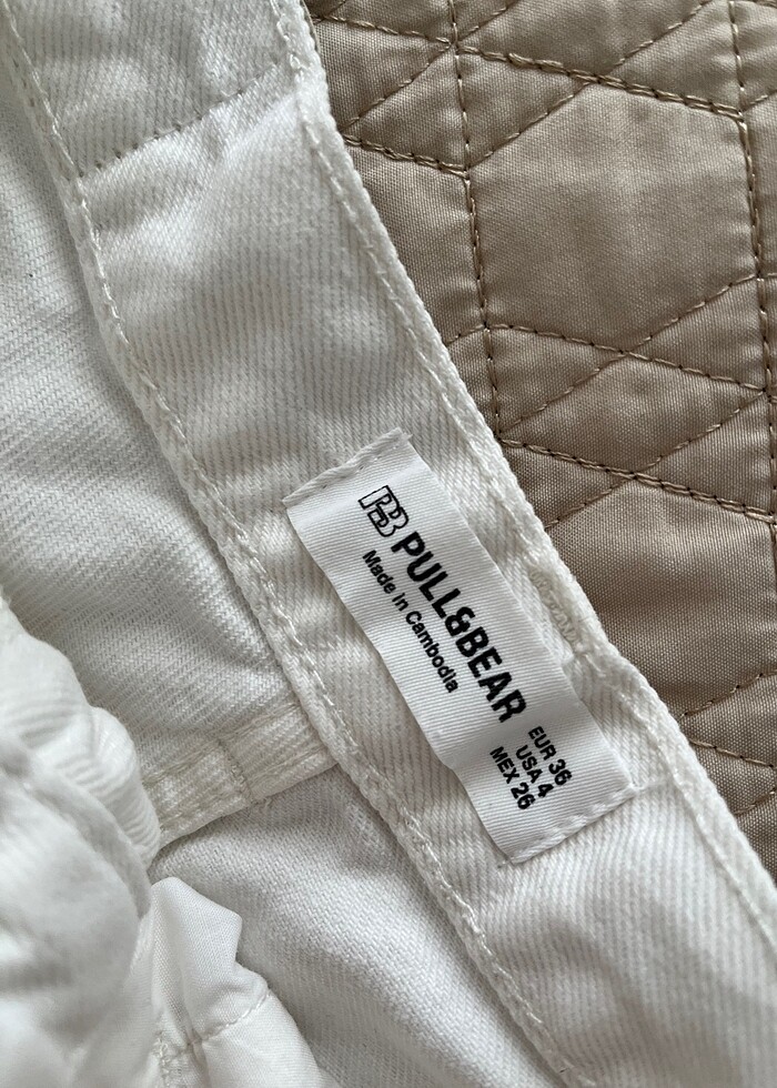 Pull and Bear Kot Şort - Görsel 3