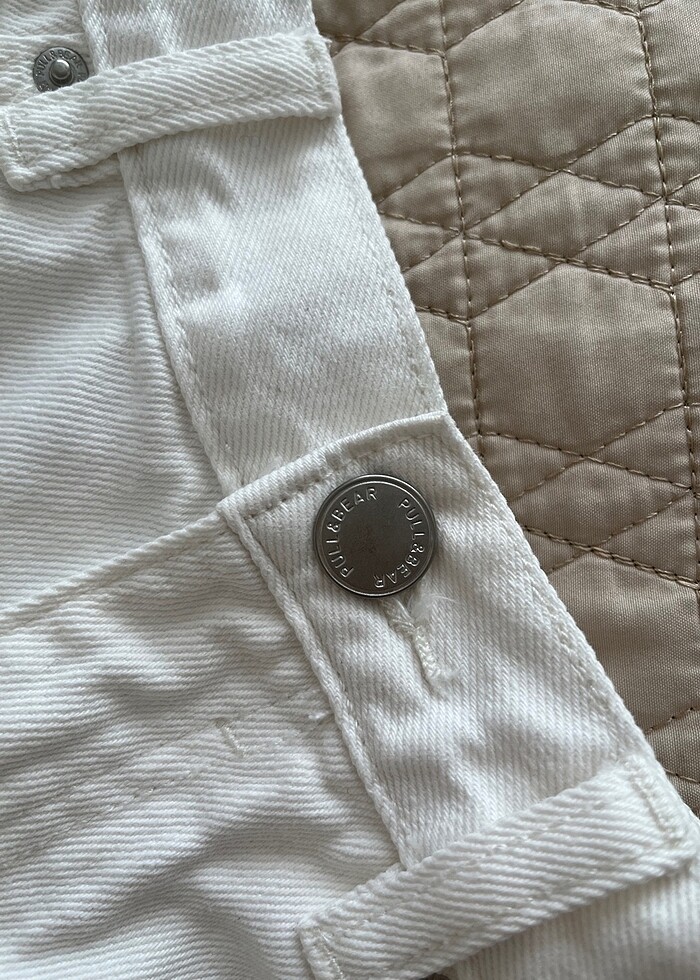 Pull and Bear Kot Şort - Görsel 2