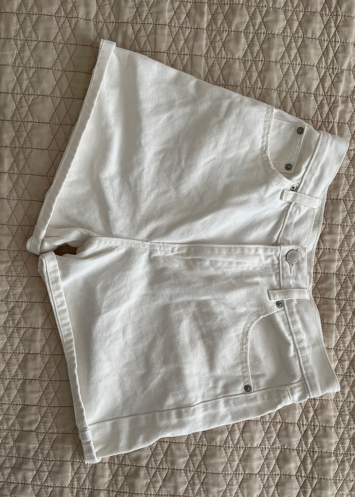 Pull and Bear Kot Şort - Görsel 4