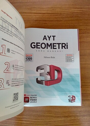 Yks 3D Yayınları Ayt Geometri Soru Bankası  - Görsel 2