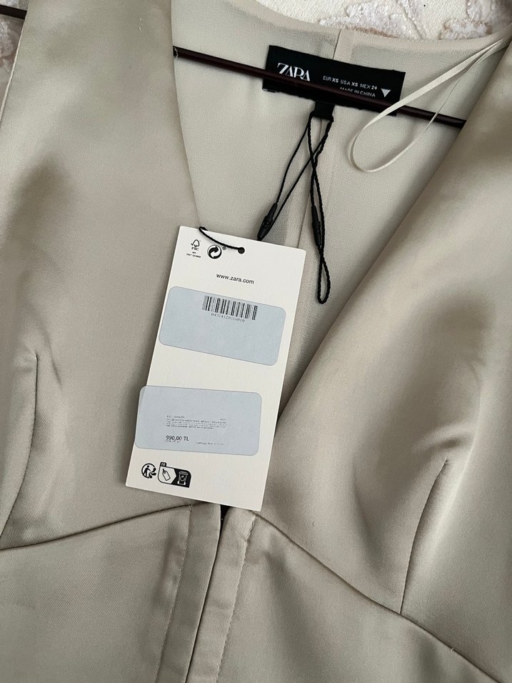 Zara Saten Üst - Görsel 2