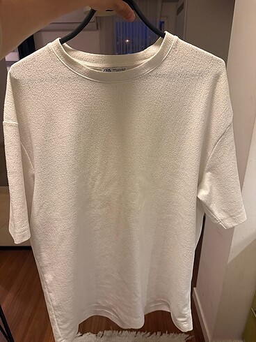 Zara keten kumaş karışımlı tşört