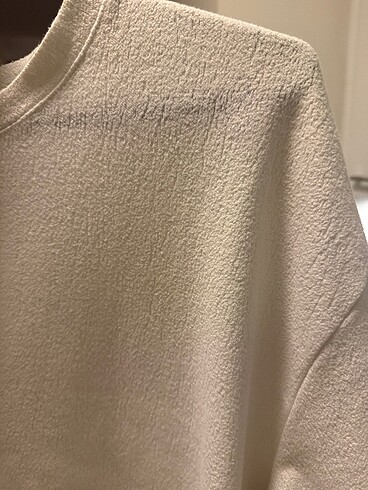Zara Zara keten kumaş karışımlı tşört