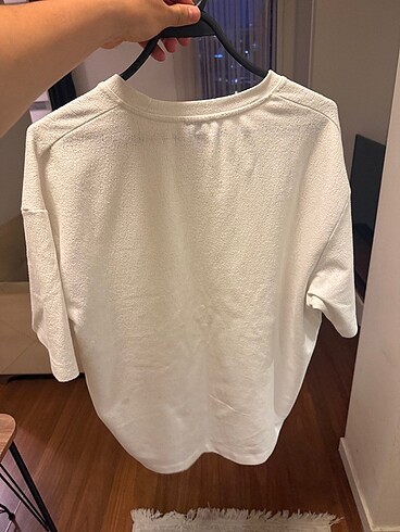 xl Beden Zara keten kumaş karışımlı tşört