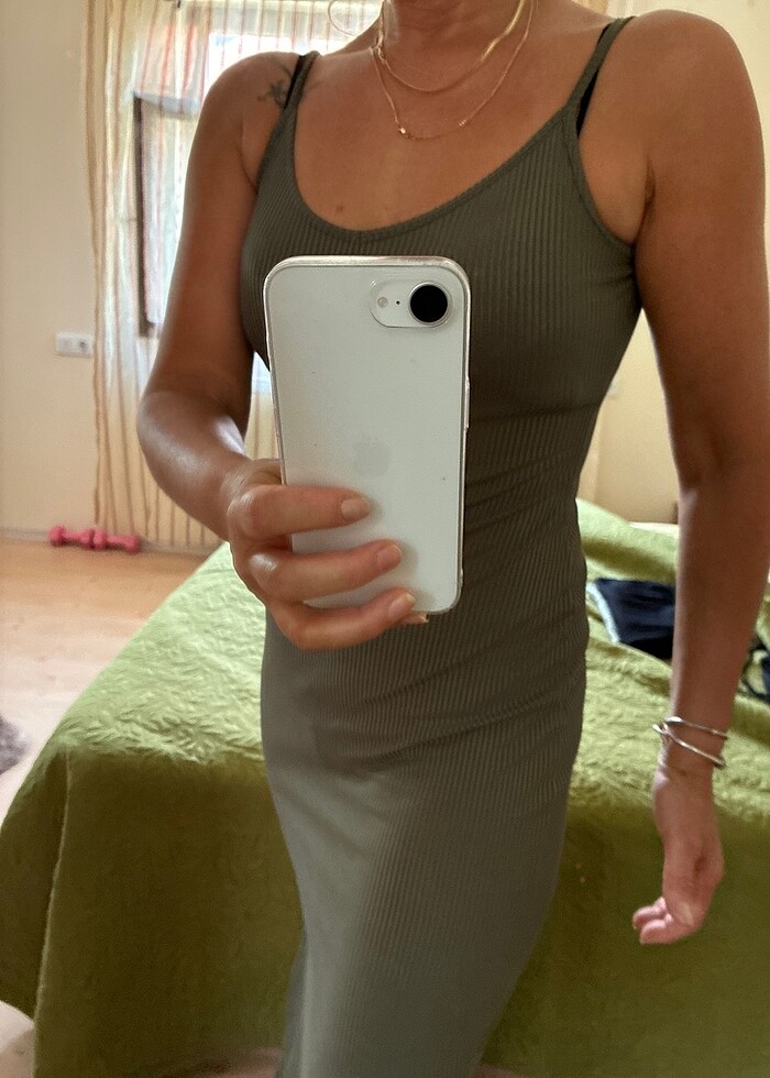 Askılı kalem elbise - Görsel 2