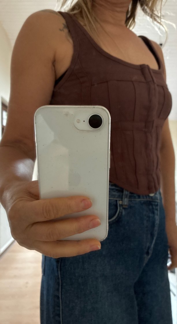 Kahverengi Fitted Hemşire Korsesi Midi Boy - Görsel 4