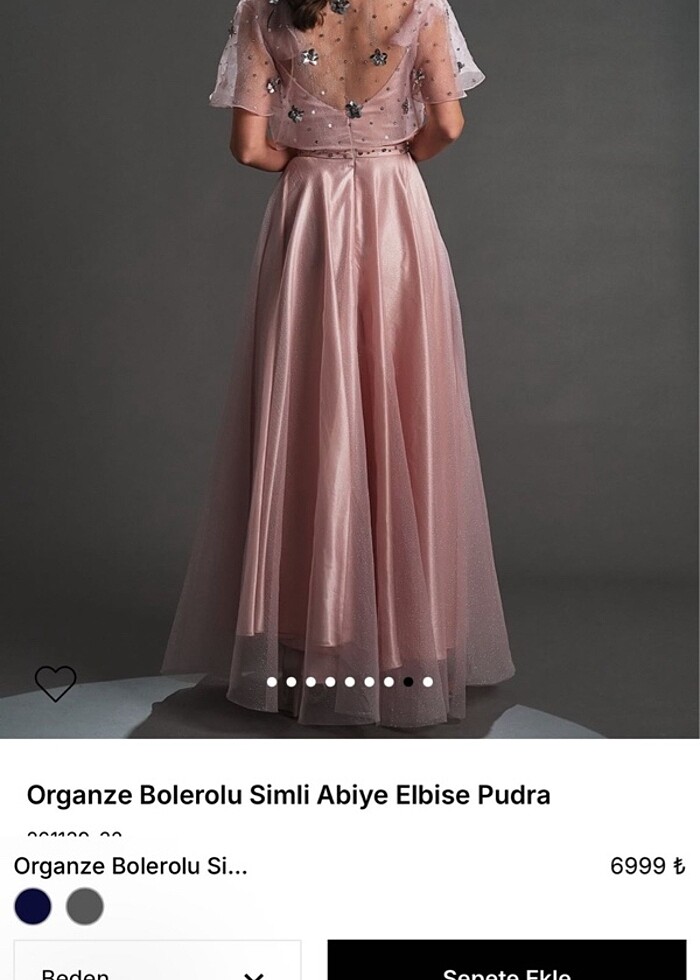 Kayra Purda Pembe Abiye - Görsel 5