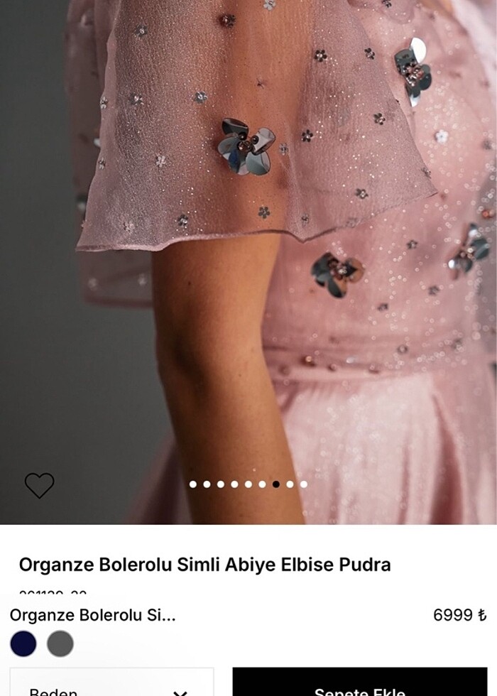 Kayra Purda Pembe Abiye - Görsel 4