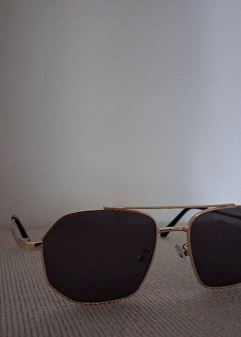 Gri Minimalist Erkek Güneş Gözlüğü - Görsel 3