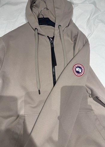 Diğer Canada Goose Bej Fermuarli Hoodie Orijinal