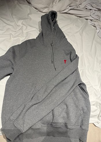 Diğer Ami Paris Ami De Coeur Gri Hoodie Orijinal
