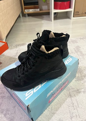 Skechers Siyah Dolgu Topuklu Spor Ayakkabı - Görsel 3