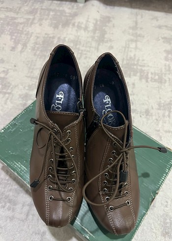 Kahverengi vintage kadın botu - Görsel 7