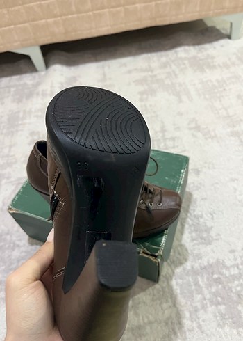 Kahverengi vintage kadın botu - Görsel 6