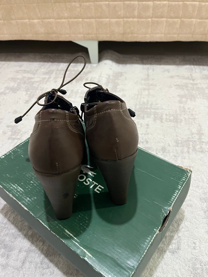 Kahverengi vintage kadın botu - Görsel 5