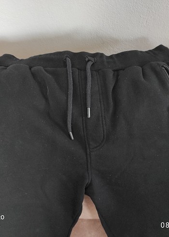 Fermuarlı Siyah Erkek Eşofman Altı - Görsel 2