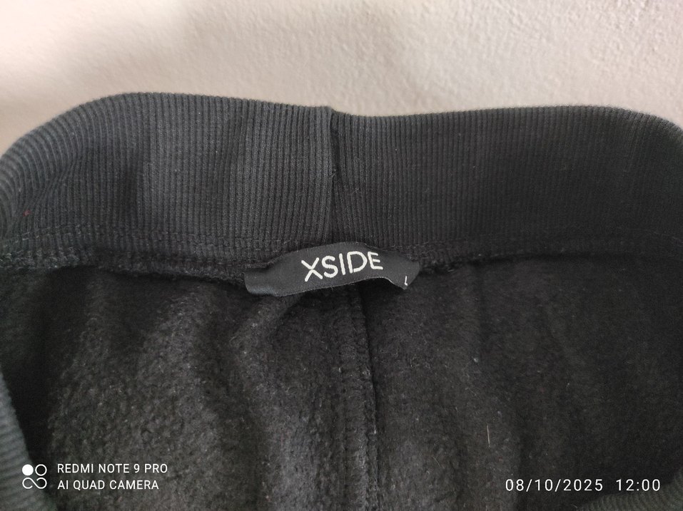 Fermuarlı Siyah Erkek Eşofman Altı - Görsel 3