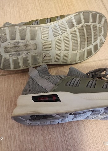 Gri Bağcıklı Spor Kadın Sneakers - Görsel 3