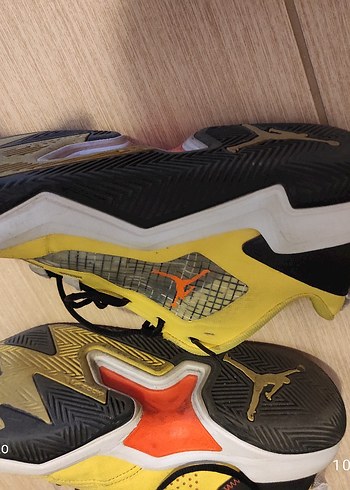 Sarı Bağcıklı Basketbol Ayakkabısı - Görsel 4