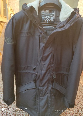 Bershka Siyah Erkek parka - Görsel 3