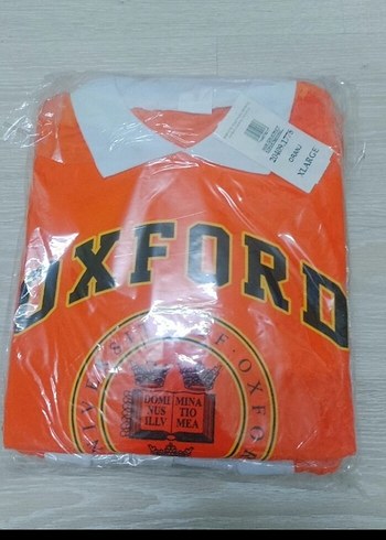 Diğer Turuncu Oxford University Baskılı Sweatshirt