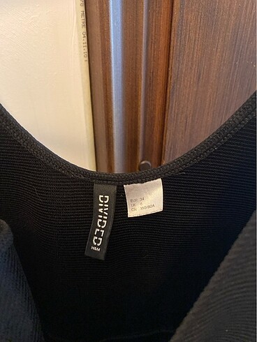 34 Beden H&M Siyah Günlük Elbise
