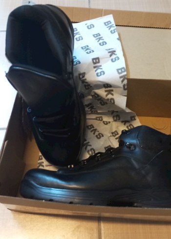 Erkek Siyah Tokalı Biker Bot - Görsel 2