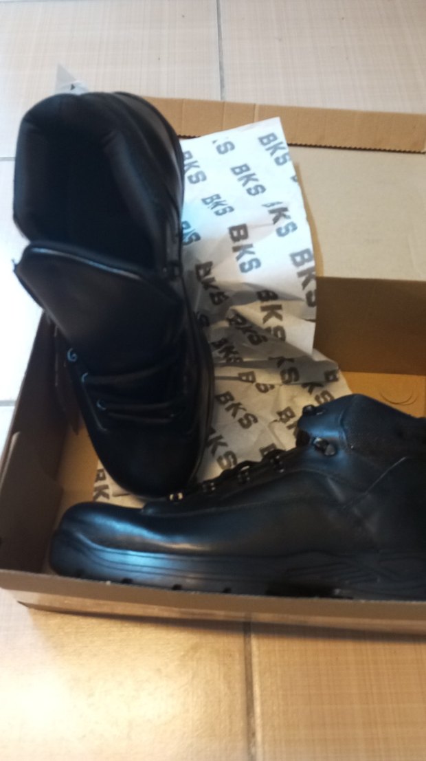 Erkek Siyah Tokalı Biker Bot - Görsel 2