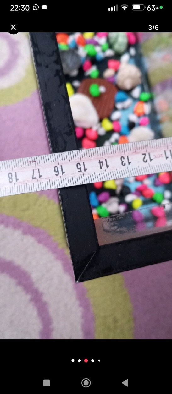 Renkli Dekoratif Cam Akvaryum - Görsel 4