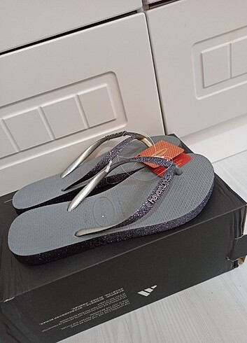 Havaianas Slim Sparkle II Ice Grey Kadın Terlik