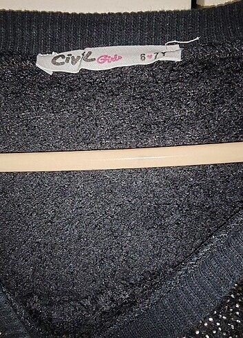 Simli siyah polar peluş takım - Görsel 7