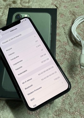 İPhone 11 Pro 256GB TR Kutulu Aksesuarlı Temiz - Görsel 2