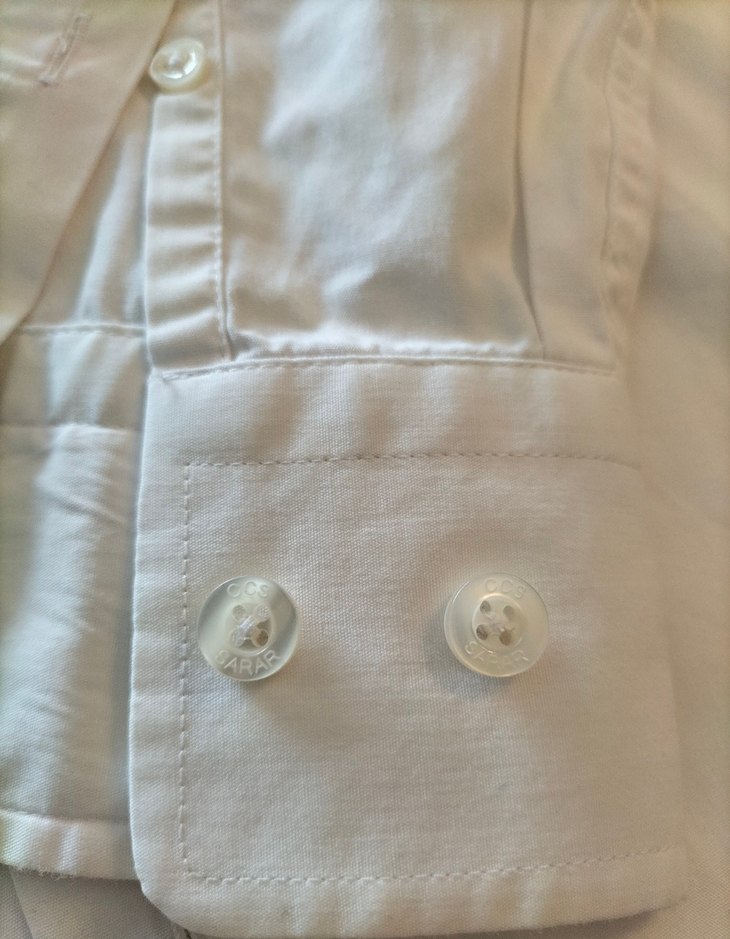 SARAR Erkek Beyaz Gömlek 42 beden - Görsel 3
