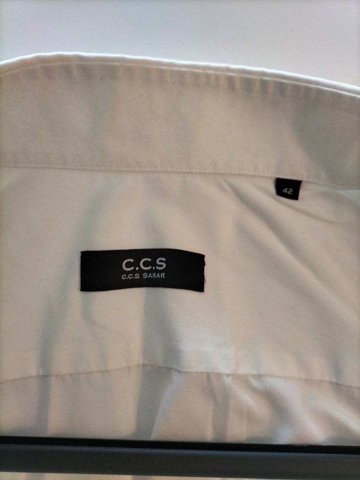 SARAR Erkek Beyaz Gömlek 42 beden - Görsel 2