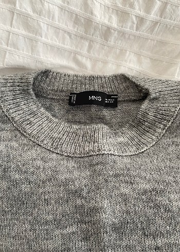 Mango gri kazak yeni - Görsel 2