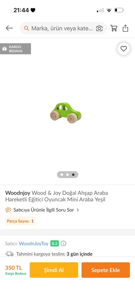 Wood&Joy Doğal Ahşap Hareketli Oyuncak Seti - Görsel 5
