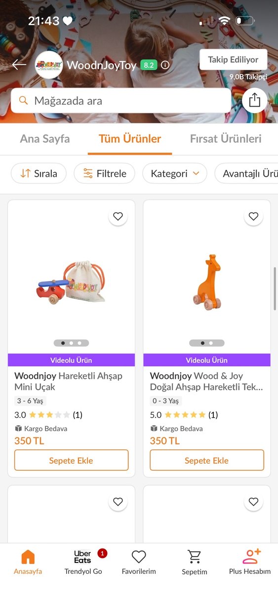 Wood&Joy Doğal Ahşap Hareketli Oyuncak Seti - Görsel 3