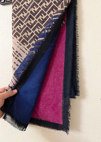 Fendi desen Kadın Şal - Görsel 2