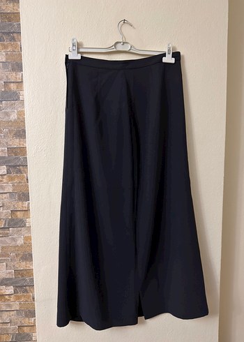 Tekbir Siyah Uzun Dökümlü Etek - Görsel 3