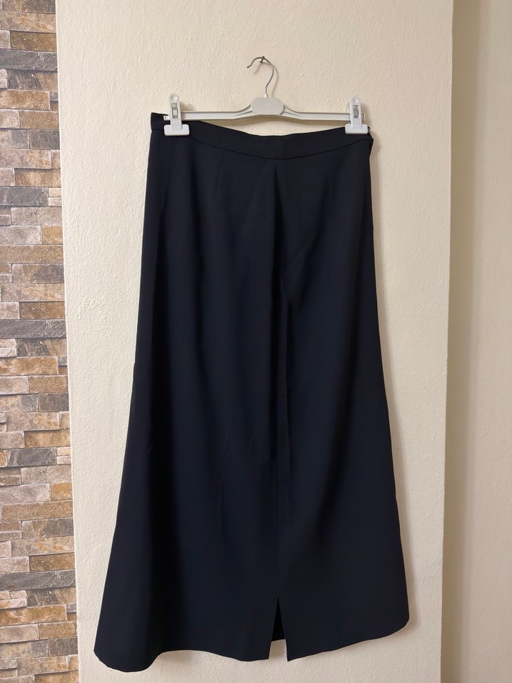 Tekbir Siyah Uzun Dökümlü Etek - Görsel 2